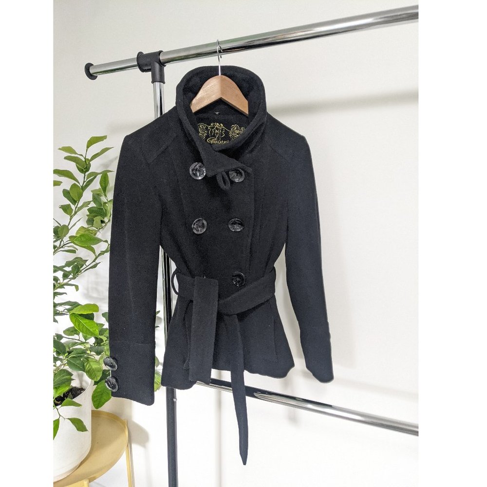 Gezipani - Coat - large button double breasted pea coat